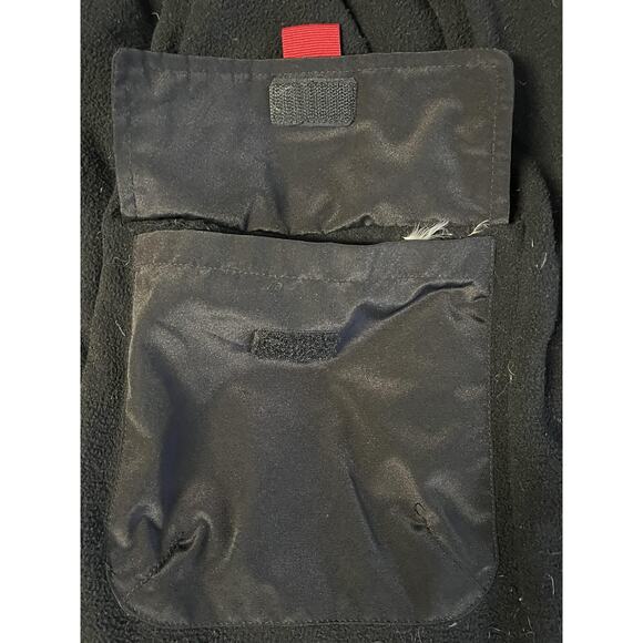 Larry Levine Down Jacket Womens Small Black Puffer Fleece Lined Zip Coat - Picture 9 of 15